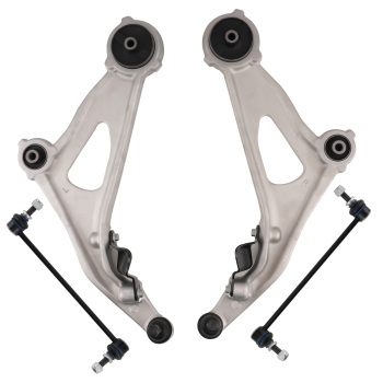 4pcs Front Lower Control Arms compatible for Nissan Pathfinder 2014-2020 compatible for Infiniti QX60 JX35