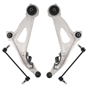 4pcs Front Lower Control Arms compatible for Nissan Pathfinder 2014-2020 compatible for Infiniti QX60 JX35