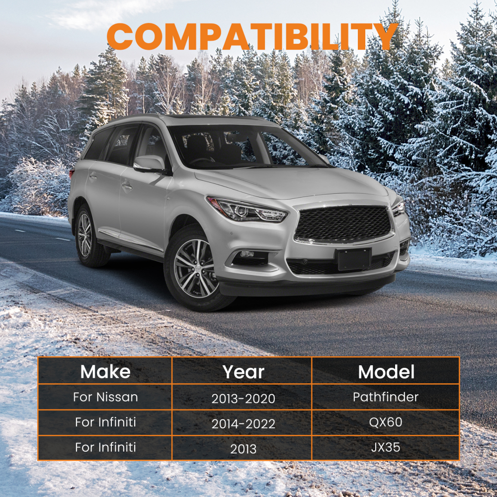 Front Lower Control Arm Tie Rod Sway Bar For 2013-2019 compatible for Nissan Pathfinder QX60