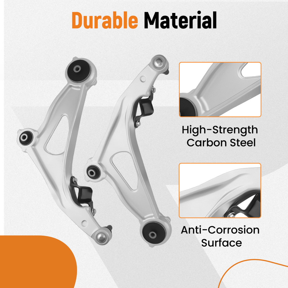 Front Lower Control Arm Tie Rod Sway Bar For 2013-2019 compatible for Nissan Pathfinder QX60