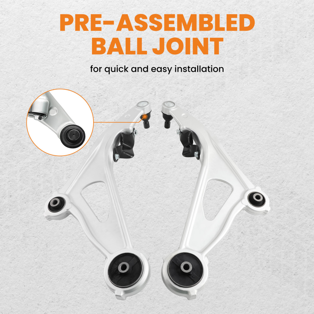 Front Lower Control Arms Sway Bars Tie Rods compatible for Nissan Pathfinder 2013-2020 8pcs