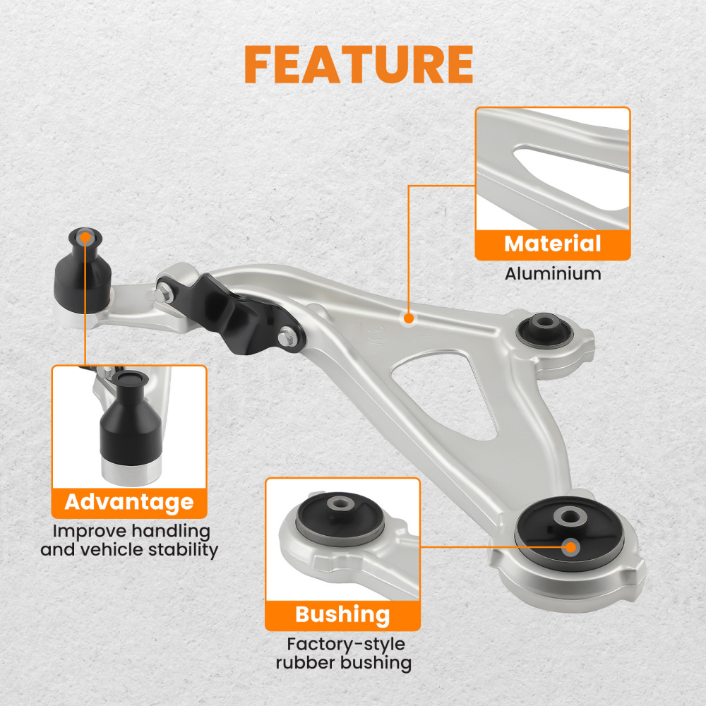 Front Lower Control Arms compatible for Nissan Pathfinder compatible for Infiniti QX60 2013 2014 2015-2020