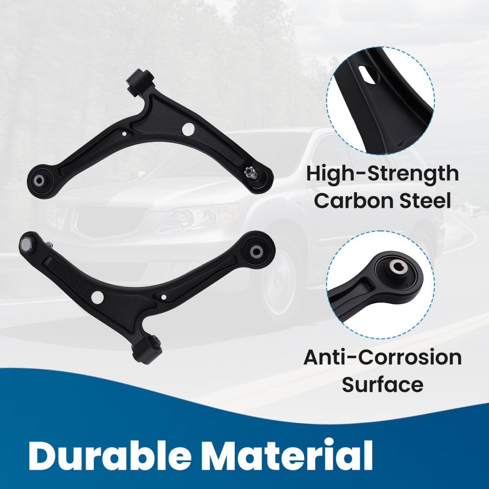 8x Front Lower Control Arms Tie Rods for 2003-2008 compatible for Honda Pilot 01-06 compatible for Acura MDX