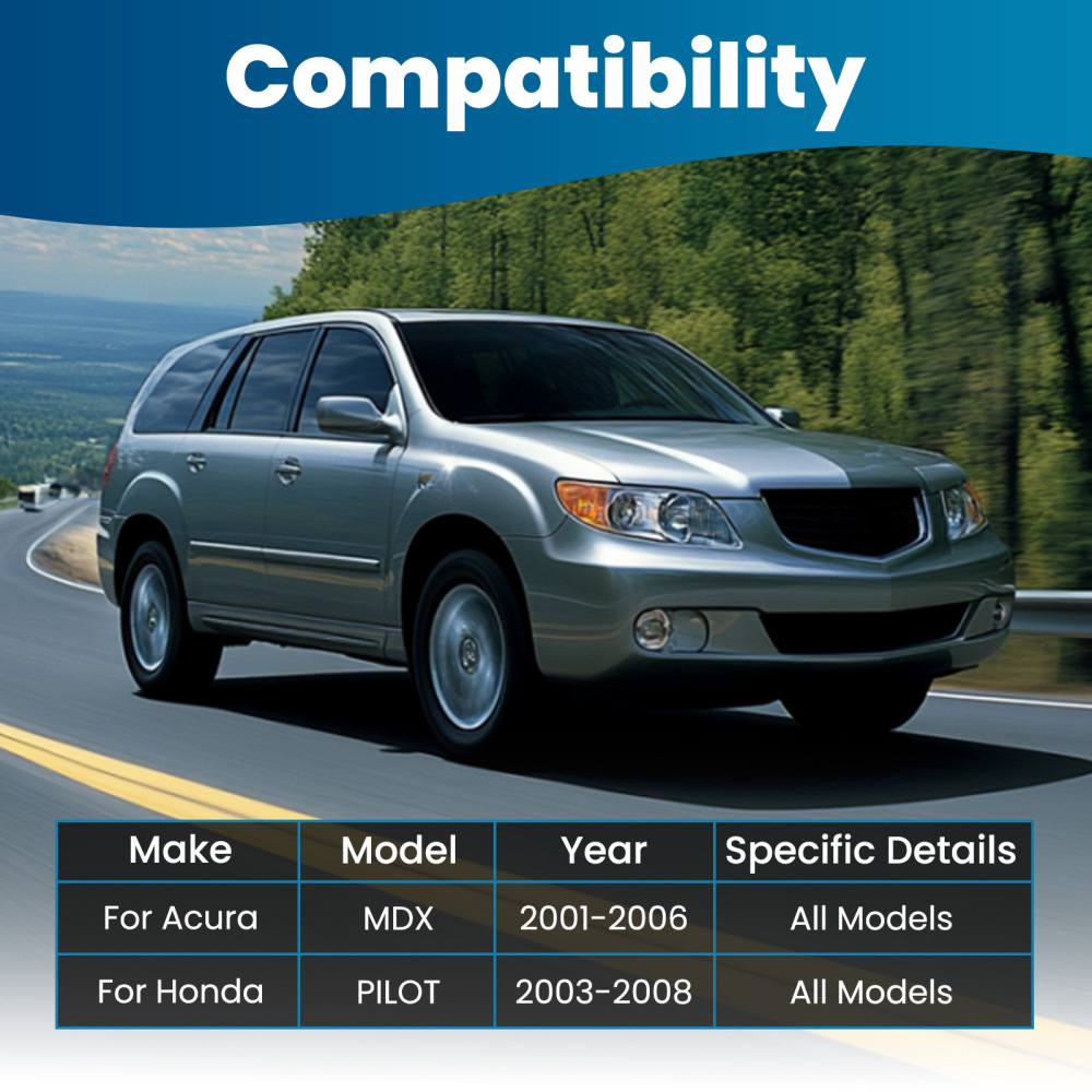 8x Front Lower Control Arms Tie Rods for 2003-2008 compatible for Honda Pilot 01-06 compatible for Acura MDX