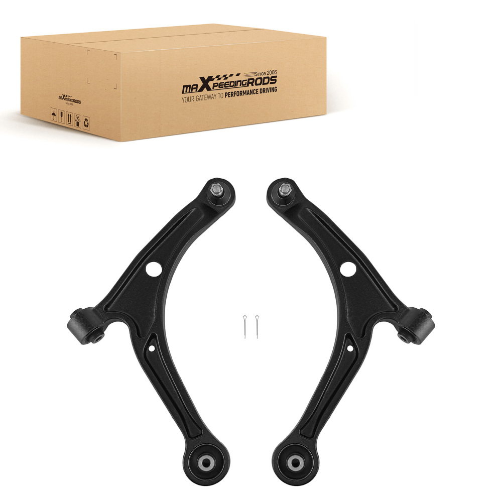 Pair Front Lower Control Arms w/ Ball Joints compatible for Honda Pilot 2003-2008 3.5L