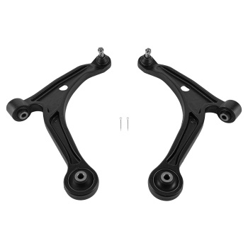 Pair Front Lower Control Arms w/ Ball Joints compatible for Honda Pilot 2003-2008 3.5L