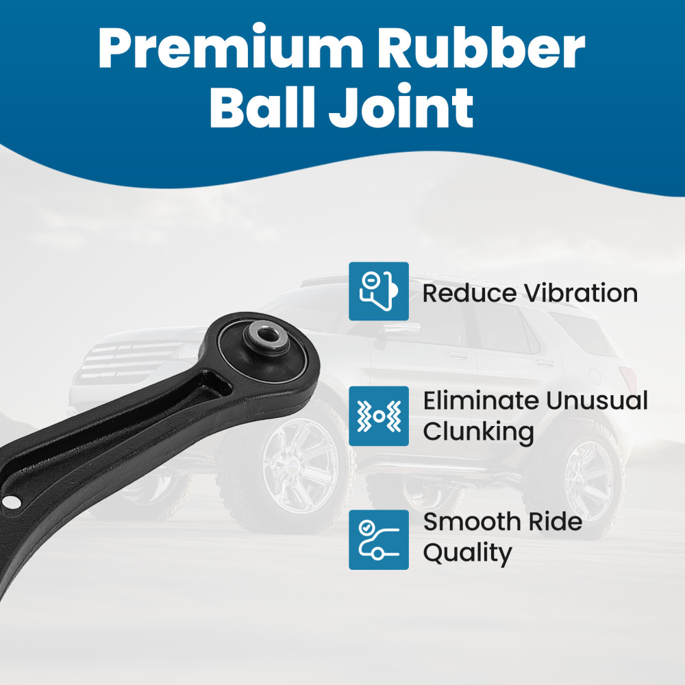 Pair Front Lower Control Arms w/ Ball Joints compatible for Honda Pilot 2003-2008 3.5L