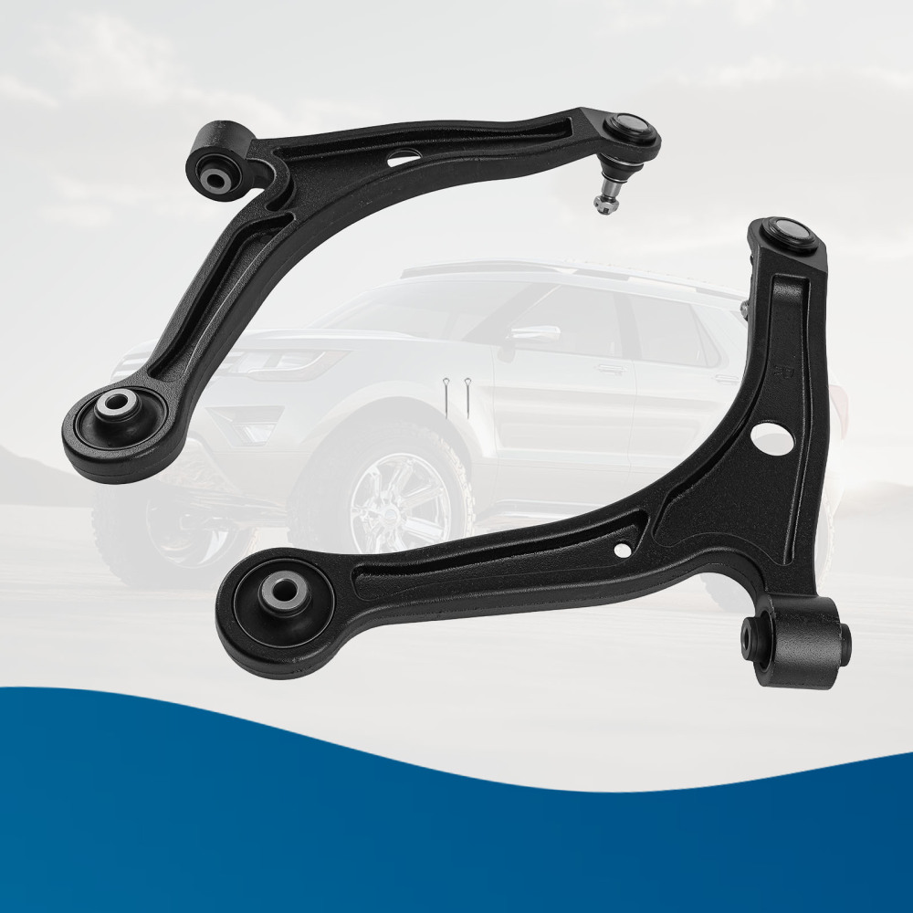Pair Front Lower Control Arms w/ Ball Joints compatible for Honda Pilot 2003-2008 3.5L
