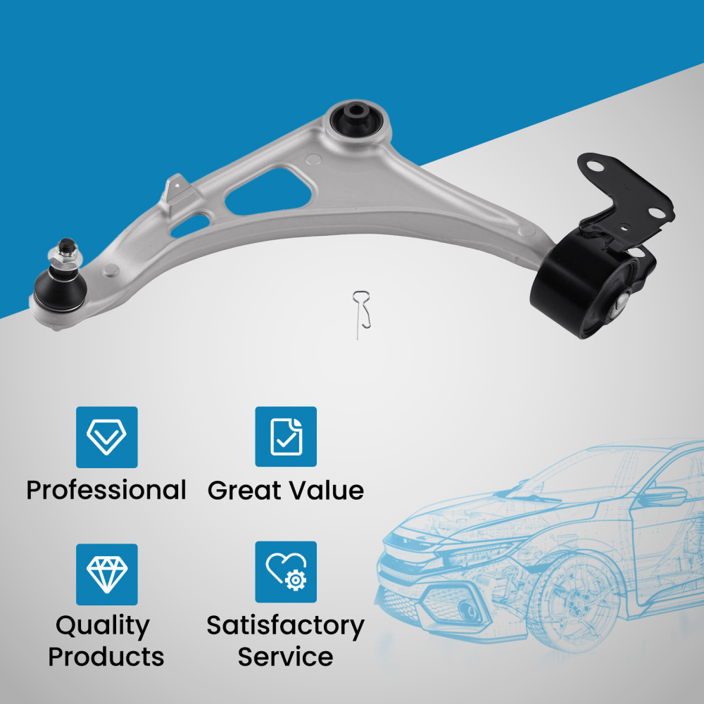 Front Left Lower Control Arm w/Ball Joint LH For 2014-2020 compatible for Acura MDX compatible for Honda Pilot