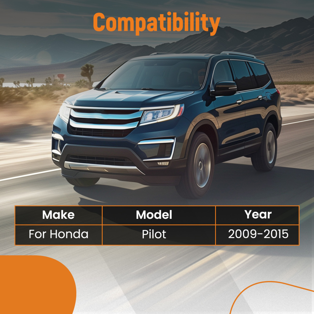 Suepsnion Front Lower Control Arms Sway Bar Tie Rods for 2009-2015 compatible for Honda Pilot