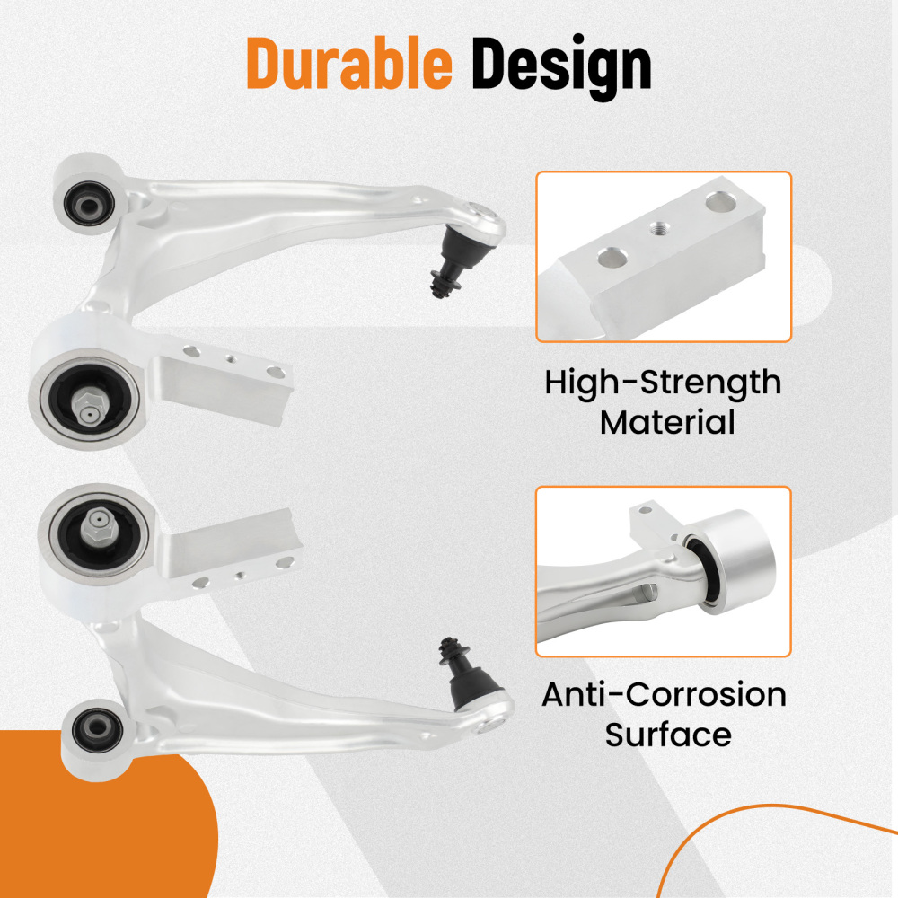 Suepsnion Front Lower Control Arms Sway Bar Tie Rods for 2009-2015 compatible for Honda Pilot