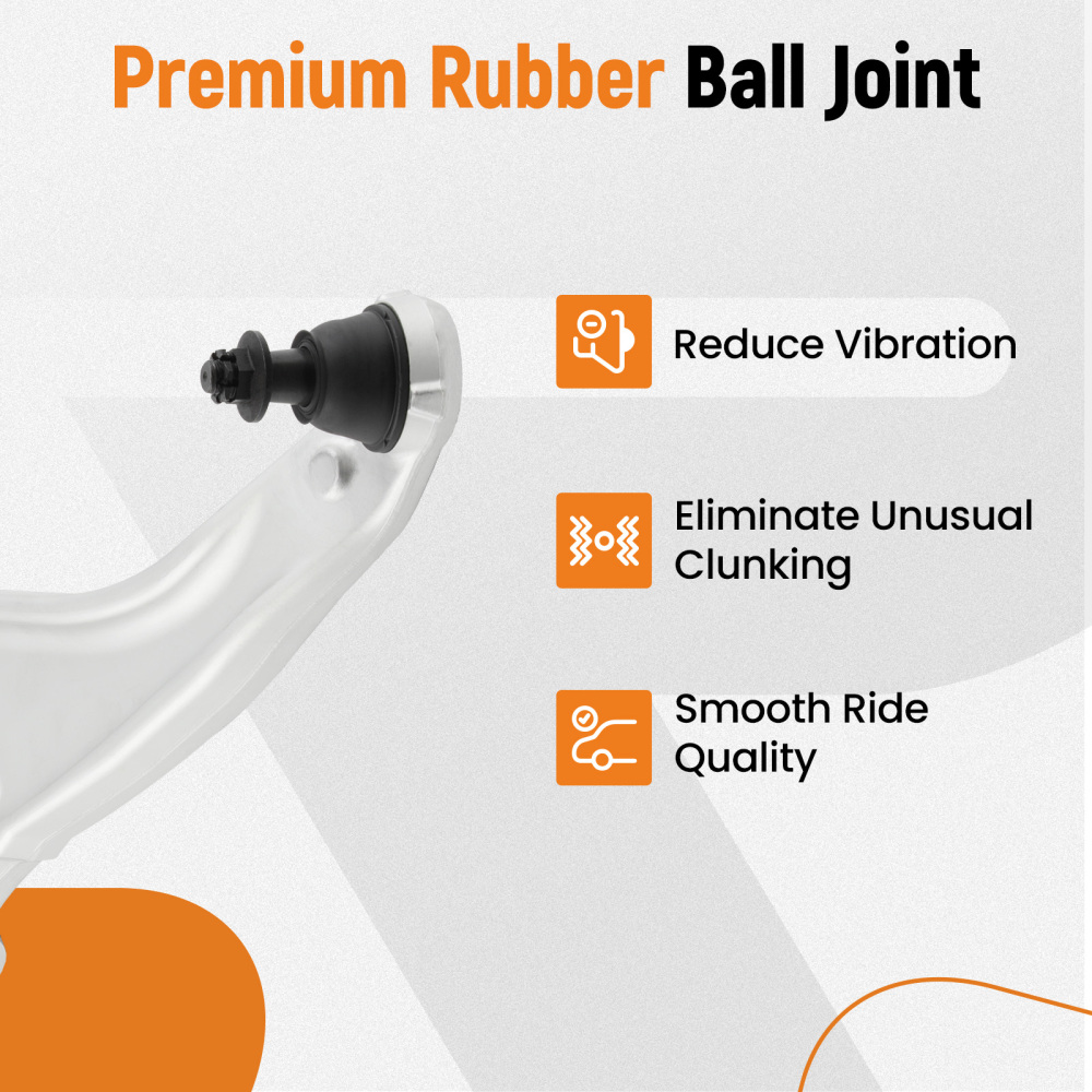 Suepsnion Front Lower Control Arms Sway Bar Tie Rods for 2009-2015 compatible for Honda Pilot