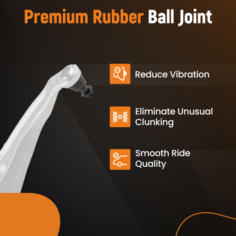 Pair Front Lower Control Arms compatible for Honda Pilot 2009 2010 2011 2012 2013 2014 2015