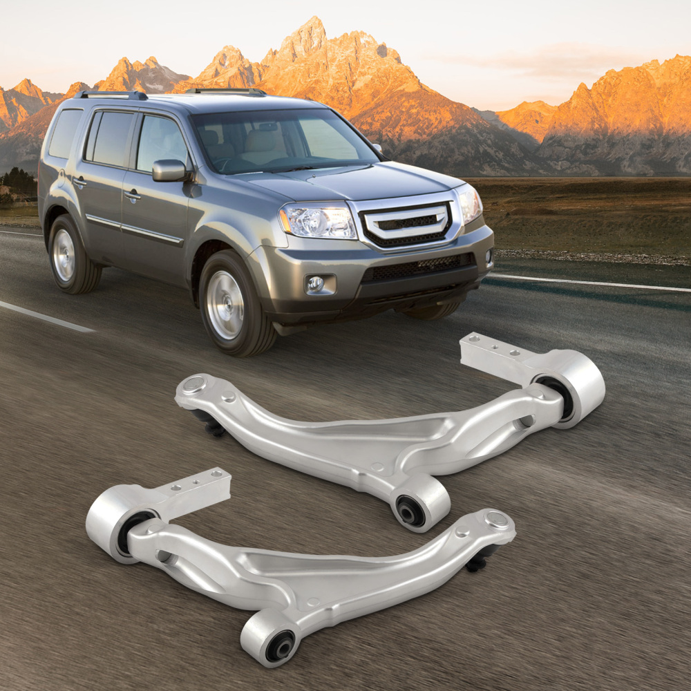 Pair Front Lower Control Arms compatible for Honda Pilot 2009 2010 2011 2012 2013 2014 2015