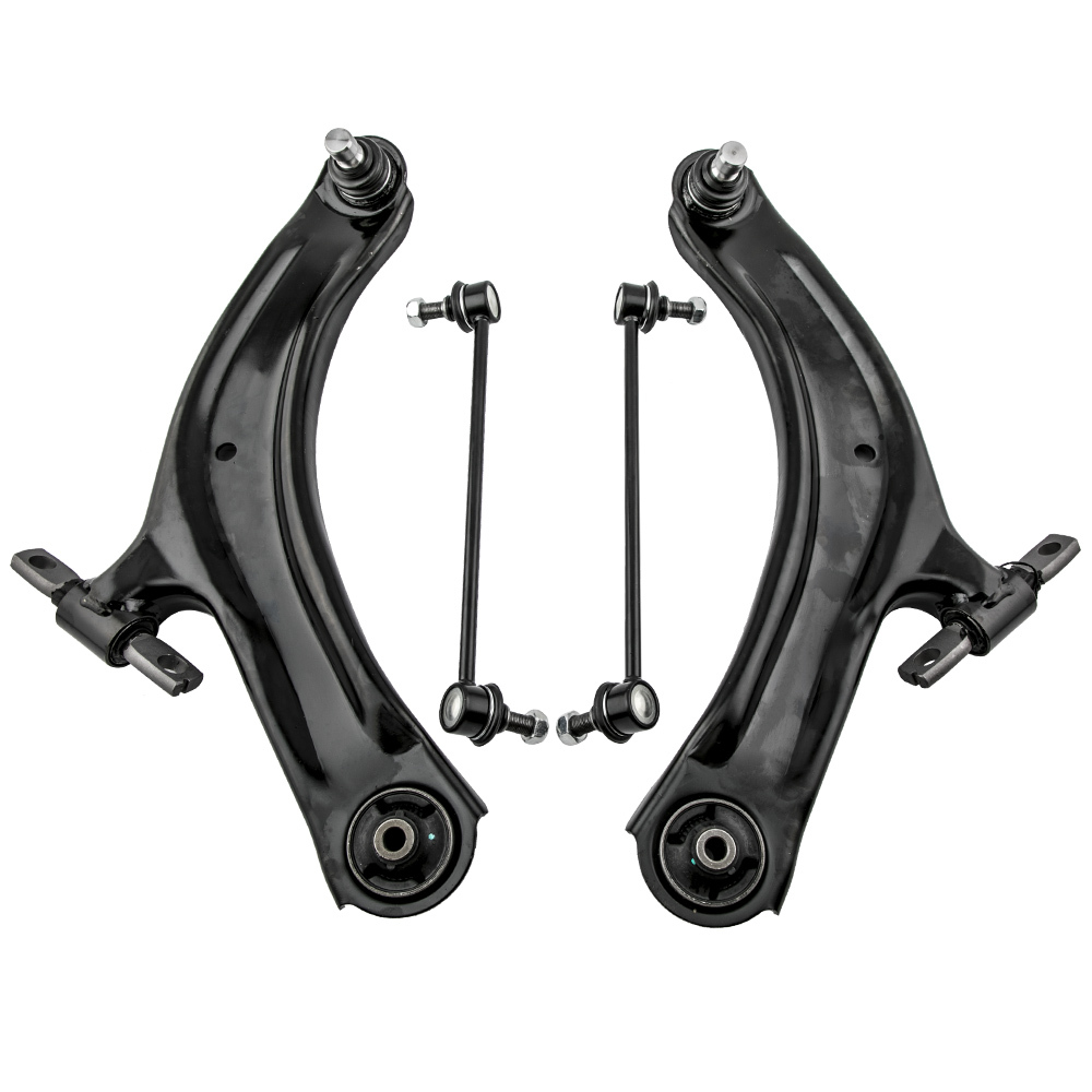 4X WISHBONE ANTERIORE SINISTRO+DESTRO compatibile per NISSAN QASHQAI +2 I X-TRAIL KOLEOS I