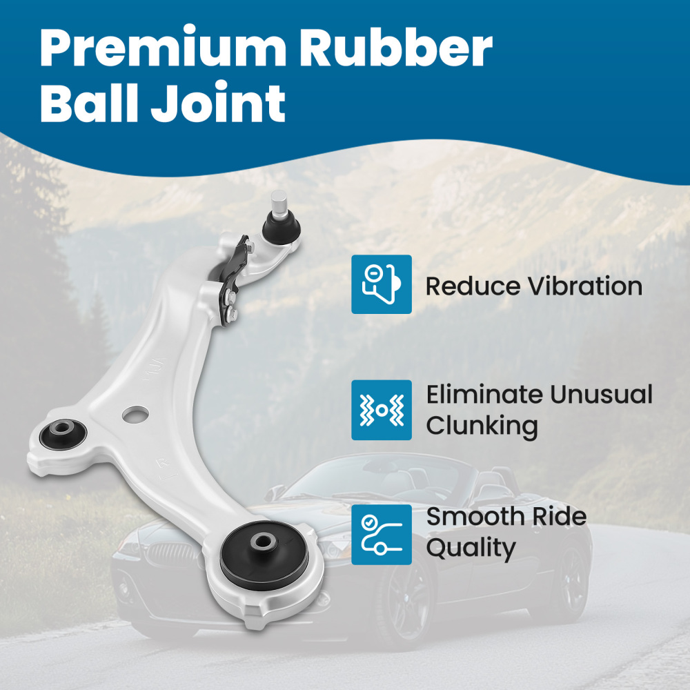 Front Lower Control Arm and Ball Joint Assembly Pair LH and RH compatible for Nissan Quest 2011