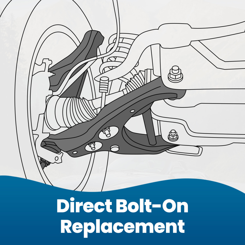 Front Lower Control Arm and Ball Joint Assembly Pair LH and RH compatible for Nissan Quest 2011