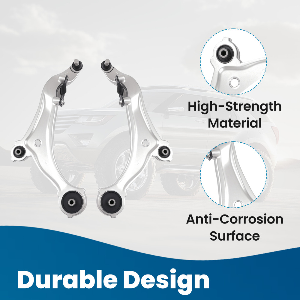 Front Lower Control Arms With Ball Joints Assembly For 2011-2017 compatible for Nissan Quest