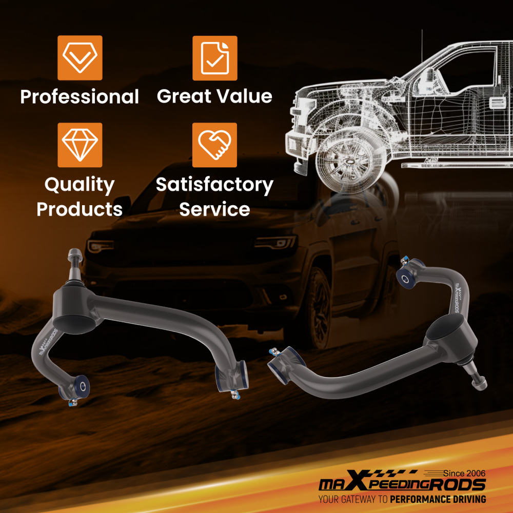 FrontRear Suspension Control Arms compatible for Dodge Ram 1500 4WD 06-23 2-4 Inch Lift