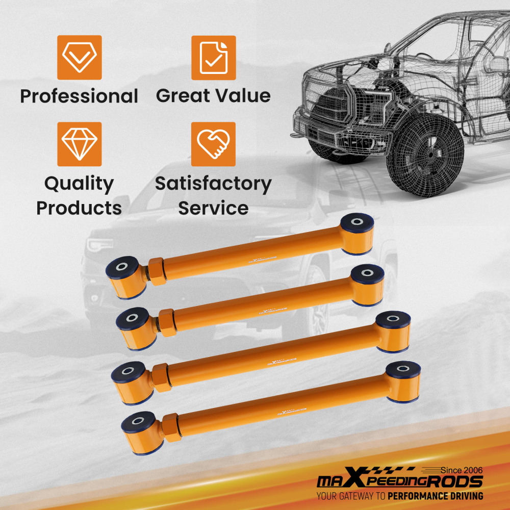 AVANT BRAS DE SUSPENSION + BARRE DE TRACTION compatible pour DODGE RAM 2500 3500 2003-09 4X4