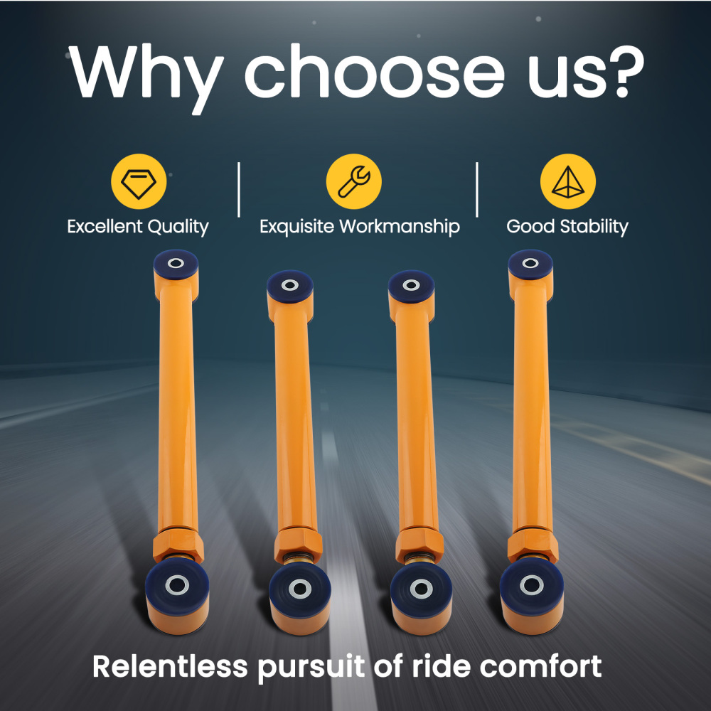 0-6Heavy Duty Carbon Steel Adjustable Control Arms compatibile per Dodge Ram 1500 2500