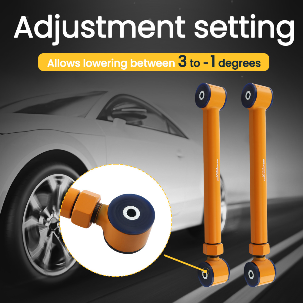 0-6Heavy Duty Carbon Steel Adjustable Control Arms compatibile per Dodge Ram 1500 2500