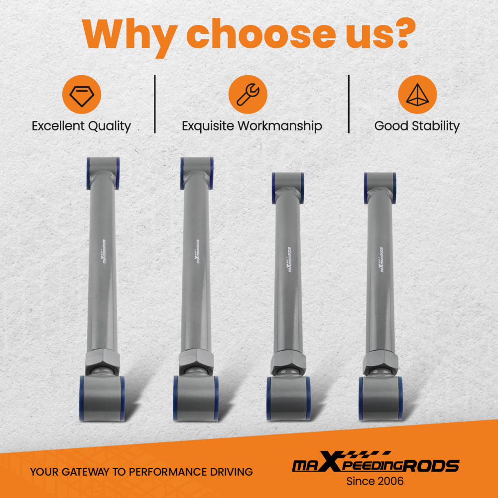 Upgraded Adjustable Front UpperLower Control Arms 0-6 compatible for Dodge Ram 94-2009