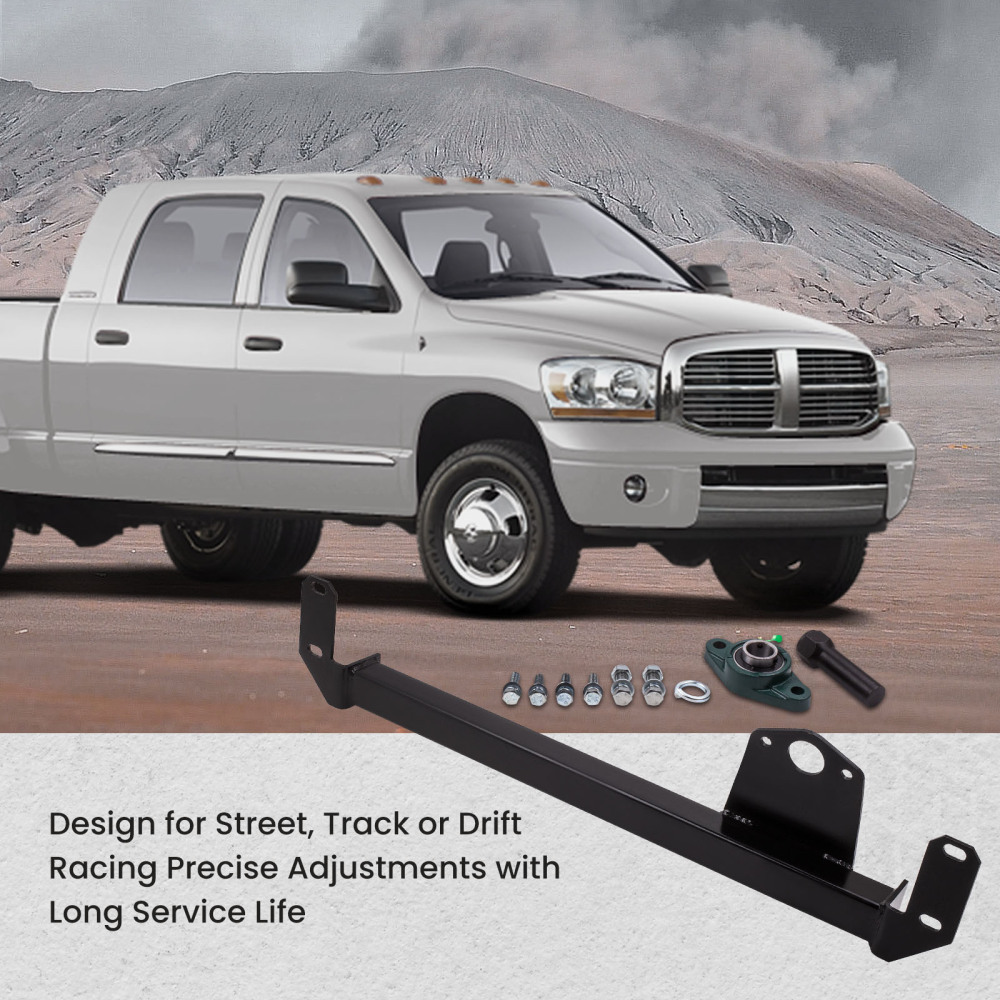 Steer Gear Box Stabilizer Bar Brace Control Arm compatible for Dodge Ram 1500 2500 3500 08