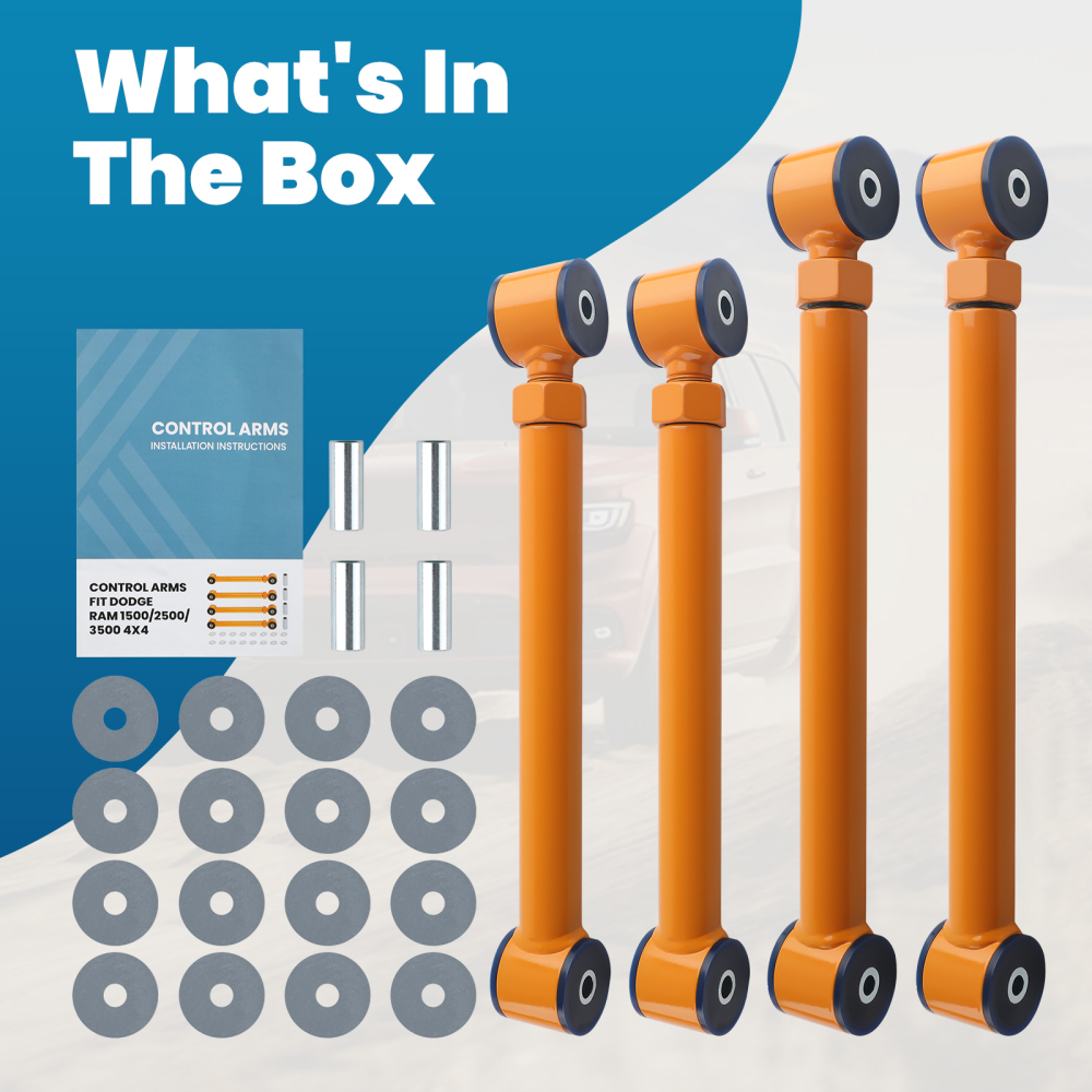 AVANT BRAS DE SUSPENSION + BARRE DE TRACTION compatible pour DODGE RAM 2500 3500 2003-2009