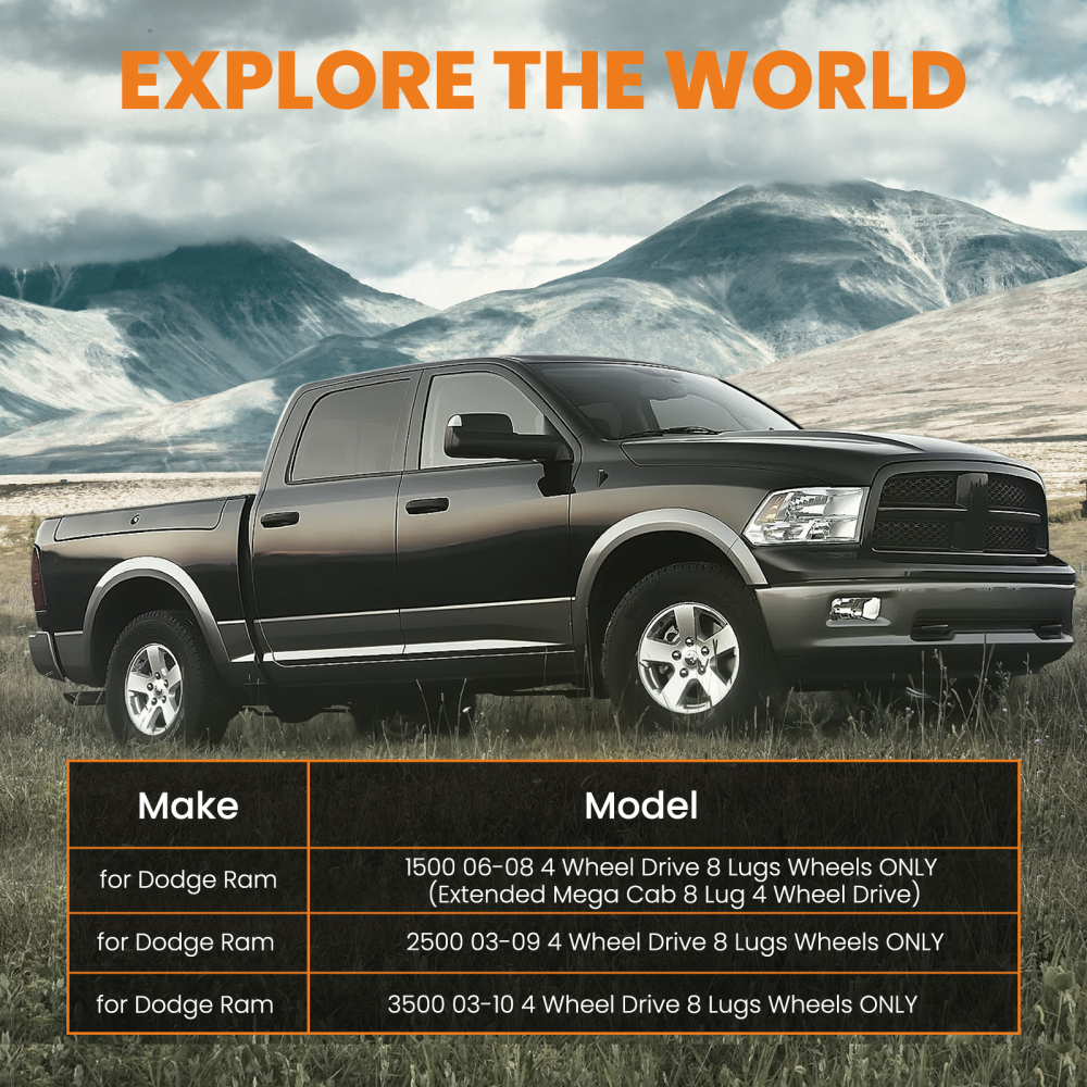 Suspension Kit UpperLower Control Arms compatible for Dodge Ram 1500/2500/3500 4WD