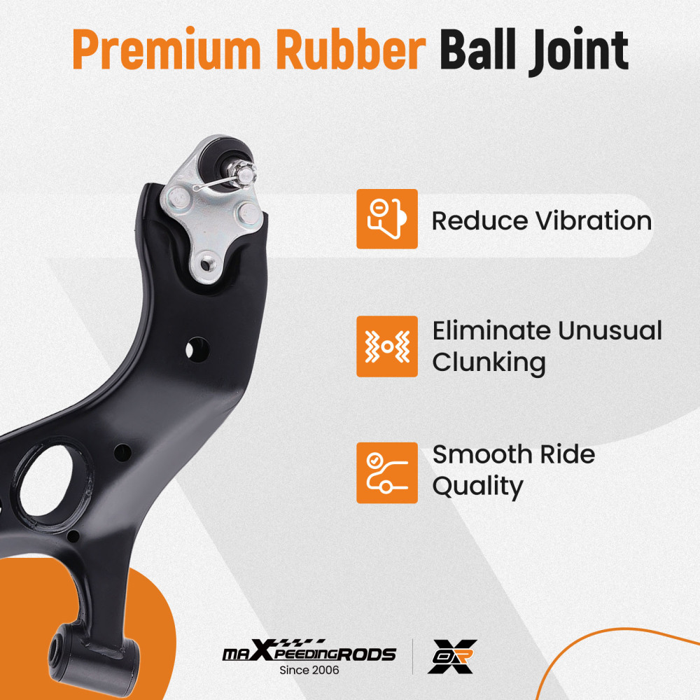 Front Lower Control ArmBall Joint Assembly LH RH compatible for Toyota RAV4 2006 - 2018