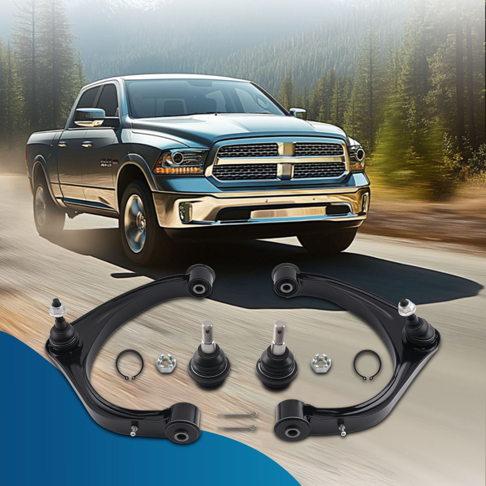 Front Upper Control ArmBall Joint Assembly compatible for DODGE RAM 1500 K643073 K643074