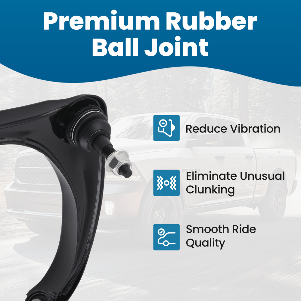 Front Upper Control ArmBall Joint Assembly compatible for DODGE RAM 1500 K643073 K643074