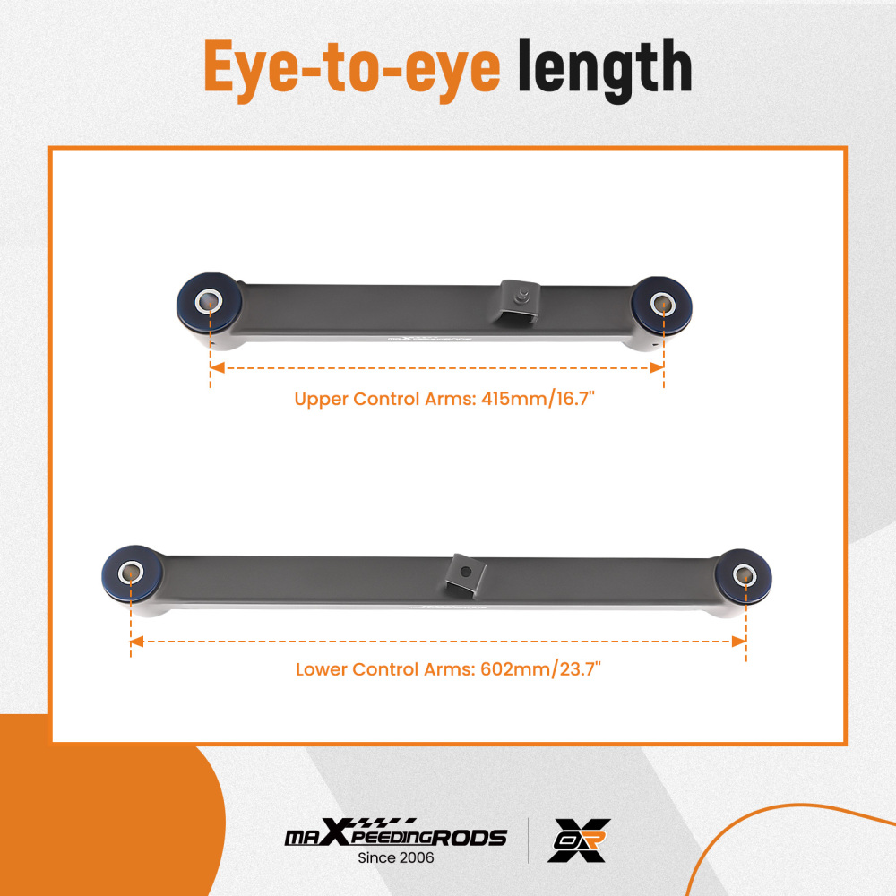 4x Rear UpperLower Control Arms compatible for Ram 1500 2013-2023 1500 Classic 2019-2023