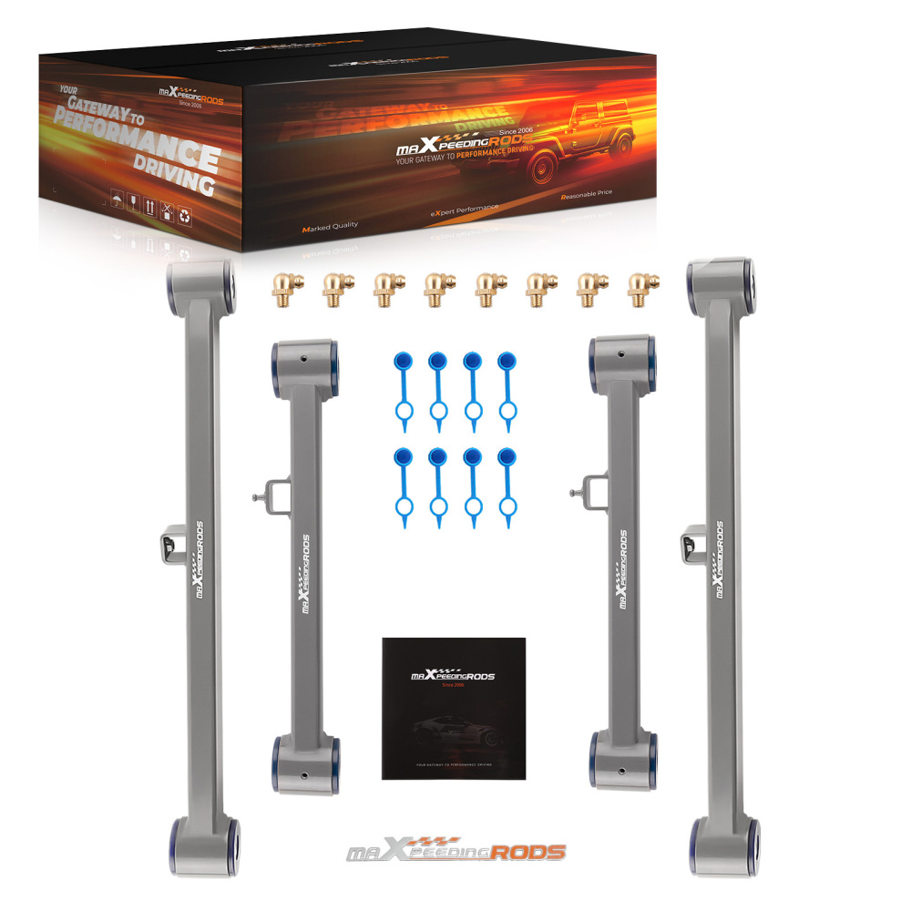 4x Rear UpperLower Control Arms for Ram 1500 2013-2023 1500 Classic 2019-2023