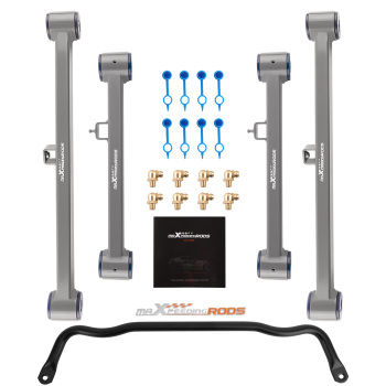 Front Sway Bar + Rear Suspension Control Arms Set For 2013-2021 2022 compatible for Ram 1500