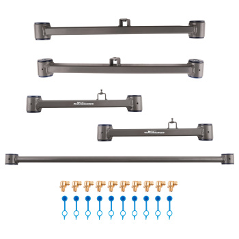 Rear UpperLower Control Arms + Rear Track Bar compatible for Ram 1500 2013-2023 Classic