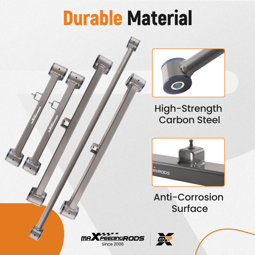 Rear UpperLower Control Arms + Rear Track Bar compatible for Ram 1500 2013-2023 Classic