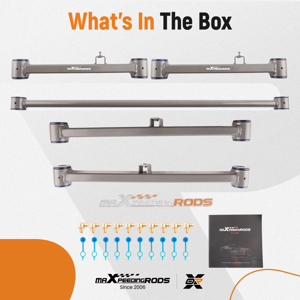 Rear UpperLower Control Arms + Rear Track Bar compatible for Ram 1500 2013-2023 Classic