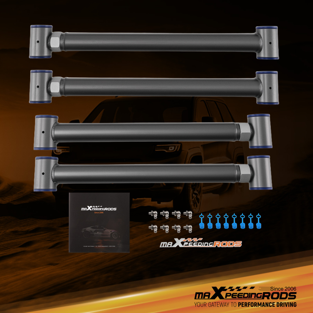 maXpeedingrods For 2014 - 2024 compatible for Dodge Ram 2500 Rear Control Arms 0 to 10 Lift