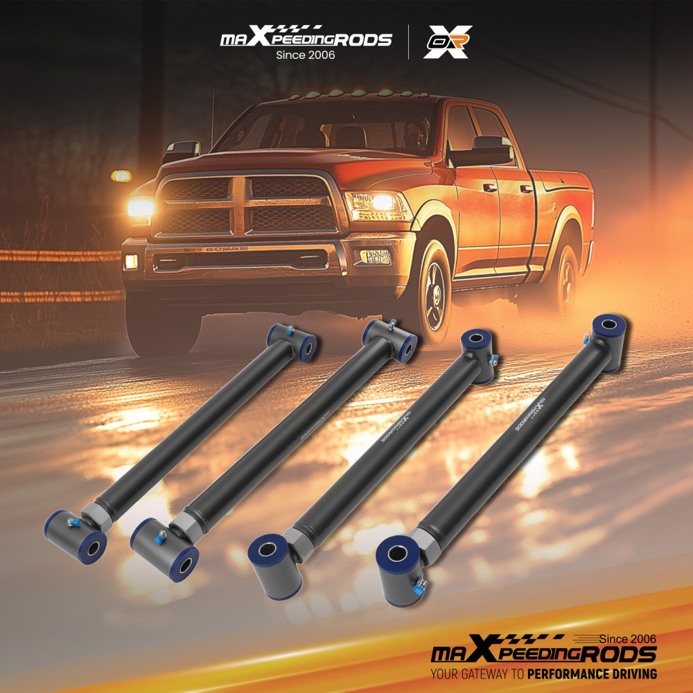 maXpeedingrods For 2014 - 2024 compatible for Dodge Ram 2500 Rear Control Arms 0 to 10 Lift