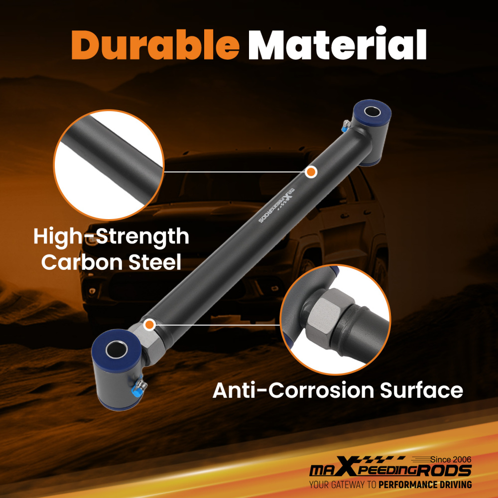 maXpeedingrods For 2014 - 2024 compatible for Dodge Ram 2500 Rear Control Arms 0 to 10 Lift