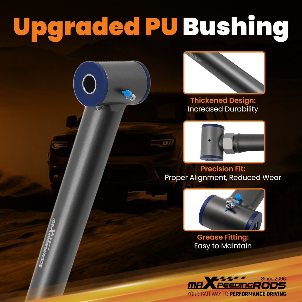 maXpeedingrods For 2014 - 2024 compatible for Dodge Ram 2500 Rear Control Arms 0 to 10 Lift