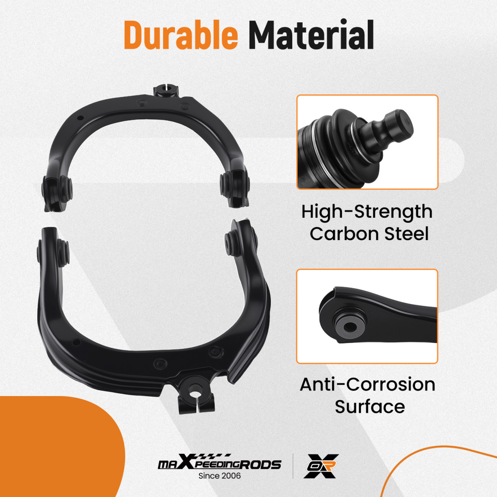 Front Upper Control Arms Ball Joint for 02-09 compatible for Chevy Trailblazer compatible for GMC Envoy compatible for Buick