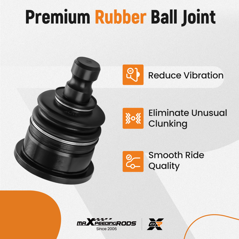 Front Upper Control Arms Ball Joint for 02-09 compatible for Chevy Trailblazer compatible for GMC Envoy compatible for Buick