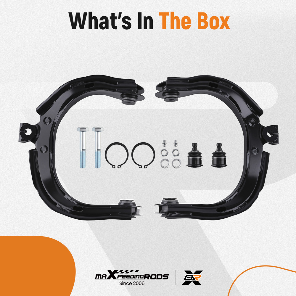 Front Upper Control Arms Ball Joint for 02-09 compatible for Chevy Trailblazer compatible for GMC Envoy compatible for Buick