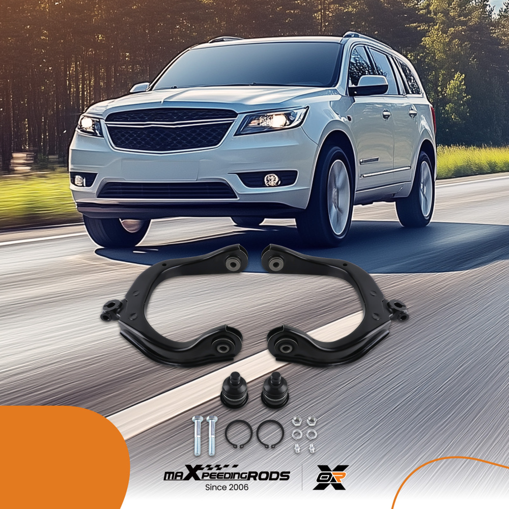 Front Upper Control Arms Ball Joint for 02-09 compatible for Chevy Trailblazer compatible for GMC Envoy compatible for Buick