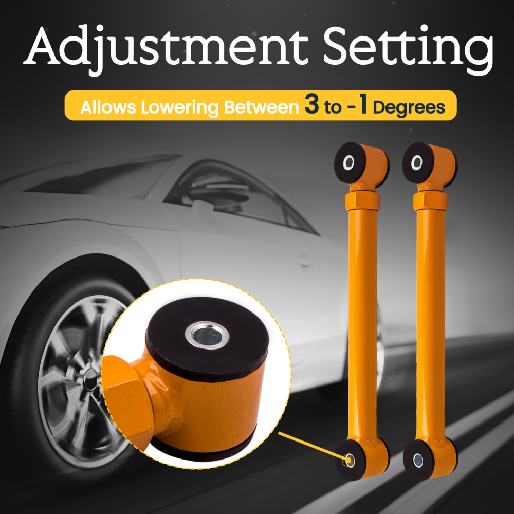 4 Pcs Adjustable Front Control Arms 0-6 inch Lift compatible for Dodge Ram 1994-2009 1500 2500 suspension arms