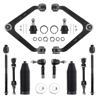 12x Front Control Arm Kit compatible for Dodge Ram 1500 RWD 2002 2003 2004 2005 K7424 K7411