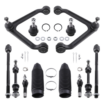 12x Front Control Arm Kit compatible for Dodge Ram 1500 RWD 2002 2003 2004 2005 K7424 K7411